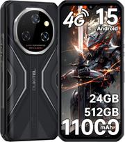 OUKITEL WP55S Cellphone 24GB+512GB 11000mAh 6.6  Display 64MP Android 15 Smartphone juoda