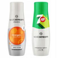 SodaStream Orange Zero Syrups Sugar-Free Orange + 7UP Concentrate