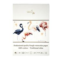 Akvarelinis sąsiuvinis Rough PRO SMLT A3 300 g/m2 (100% medvilnė ) 10 lapų su kieta nugarelė FSC Mix