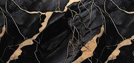 PVC lipni dekoratyvinė plokštė lygi, juoda, marmurinė 280x60 cm, 280x60 cm
