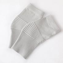Sports Knee Pads Black Stripe Compression Knee Brace Cotton Compression Elastic Elastic Support Pads XL šviesiai pilka spalva