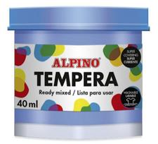 Guašas tempera Alpino, 40ml, blue cyan