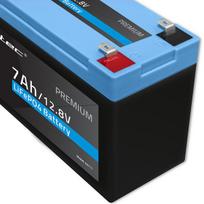 LiFePO4 ličio geležies fosfato akumuliatorius | 12.8V | 7Ah | 89.6Wh | BMS |Qoltec