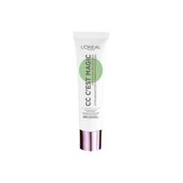 Loreal Paris Long Lasting Moisturizing Concealer This Is Magic Anti-Redness CC Cream - 30ml raudona