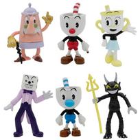 Hand-made Cuphead Cake Decoration Ornaments 6pcs Set