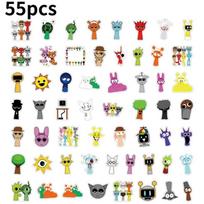 Delightful 55 Set Incredibox Sprunki Cute Design Stickers For Personalizing Items 55pcs