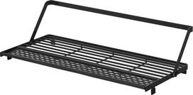 Yamazaki Slim Dish Drying Rack with Silicone Tower Water Movable Stand with Tray for Small 10582 (Yamazaki Industries) Over-the-Sink Tray, Black, juoda