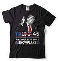 Donald Trump Find Your Safe Space Snowflake 2024 President Election Funny shirts S