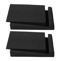 2Pcs Foam Sponges Pad for Speaker Vibration Control NonSlip Surfaces and Enhances Sound Performances 30x8.5x4CM