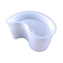 Silicone Flower Pot Mold Succulent Planter Cement Gypsum Mold Round Concrete Cement Mold for DIY Pen Holder,Home Decors