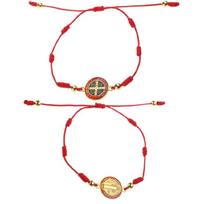 Lady Mary/saint Benedict Bracelet Bead Handmade Red Bracelet Lucky Bracelet 1