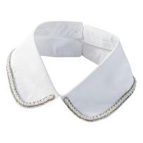 Fashion Jeweled Detachable Collar Luxurious Pearls Shawl Graceful Lapel Detachable Collar Shawl for Dress Shirt balta