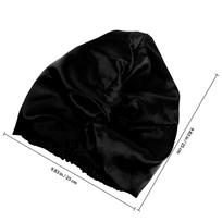 Stretchy Cross Satin Bonnet Hair Wrap Women Elastic Cap Adult Hat Beauty Makeup Chemotherapy Warm Comfortable juoda