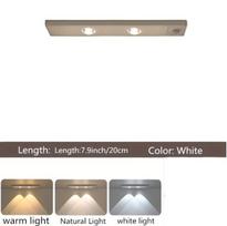 Led juosta su judesio davikliu, 20 cm, balta