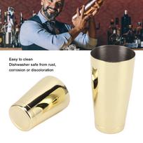 304 Stainless Steel Cocktail Shaker 2 Section Drink Shaker Mixer Premium Bartending Mixer  Homebars auksas