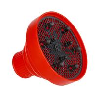 Collapsible Hair Dryer Diffuser Attachment Ionic Blow Dryer Quick Drying Portable Travel Folding raudona