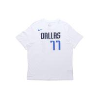 Nike Luka Doncic #77 Dallas Mavericks NBA Short Sleeve T-Shirt Men Tops White BQ1525-109 S