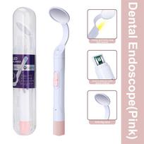 USB Oralinis endoskopas Dviejų spalvų LED šviesos diodas Oralinis nuo rasojimo endoskopas Buitinis odontologinio patikrinimo veidrodis Odontologinės sveikatos priežiūros priemonė rožinė