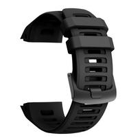 Dirželis Garmin Instinct, aukštos kokybės silikoninis sportinis laikrodžio dirželis, reguliuojamas apyrankės pakaitas For Garmin Instinct black