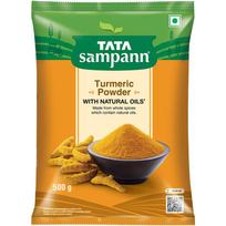 Tata Sampann Turmeric Powder 500g Pure Spice For Cooking And Wellness With Natural Curcumin
