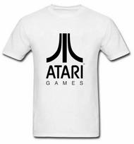 Atari MARŠKINĖLIAI Marškinėliai Retro Šaunūs Dovana Marškinėliai Žaidimų Geikas 80-tieji JK Unisex Marškinėliai XXL