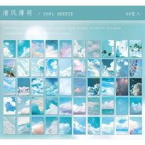 The New 366pcs Of Color Van Gogh Stickers Plant Kraft Paper Diary Aesthetic Collage material Labels Art Supplies Material Paper