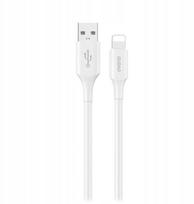 Dudao L2sL USB-A - Lightning 6A laidas 1.2m - baltas