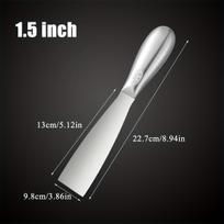 1 Pcs Drywall Finishing Professional Grade Putty Blade for Scraping Paint Premium Polished All-Stainless Steel Scraper Tool