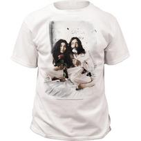John Lennon In Bed Mens T Shirt Music Classic Concert Rock Band Tee New White XXL