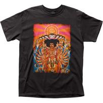 Jimi Hendrix Axis Bold As Love Mens T Shirt Music Classic Rock Band Tee Black L