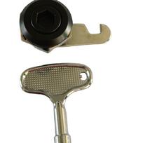 SK1-063-6B Furniture Mailbox/Vending Machine Anti-Theft Waterproof Key Operated Cam Lock Zinc Alloy (White,Zinc Alloy) balta