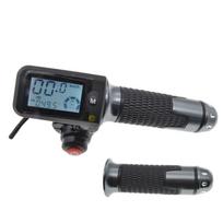 36v 48V 60v Electric Bike Scooter LCD Display Twist Throttle Grip Accessories Key Components for Your Electric Bicycle juoda