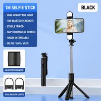 Adyss A900 ALL-IN-ONE Mobile Photography Bracket Desk Stand Tripod Foldable Selfie Stick ABS Material 1500mm Extended Length A900 juoda