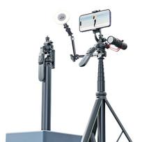 2024 Wireless 2m Metal Tripod Selfie Stick With 4 Expansion Interfaces for Phone Mini Hand Camera Stand juoda