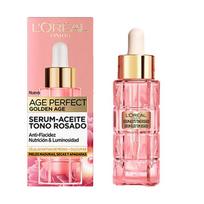 Loreal Paris Oil Soothing, Firming and Anti-Wrinkle Golden Age Pink Tone Essential Oil-30ml auksas