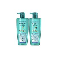 Loreal Paris , essential oil moisturizing, silicone-free, transparent , essential oil Multi-effect Repair Shampoo 700ml2-Beshuang Anti-Dandruff 700ml2 ruda