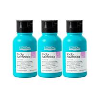 Loreal Paris PRO silicone-free oil-removing and oil-controlling shampoo, hair care, moisturizing, Super fluffy cloud bottle shampoo-100ml3 ruda