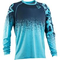 Men's Downhill Mountain Bike Motocross Long Sleeve Jersey BMX Racing Clothing - Breathable Comfort for Extreme Sports S black