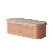 Bento Box Slim 500ml Easy to clean with detergent Made in Japan Three-Star - - ruda