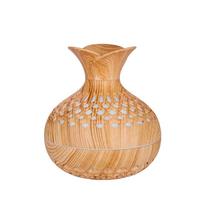 RGB Lamp Ultrasonic Air Humidifier USB Electric Essential Oil Diffuser  Desktop Light Wood Grain