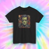 Frankenstein Monster Halloween Graphic Tee S-5XL Horror Movie Fan Gift L