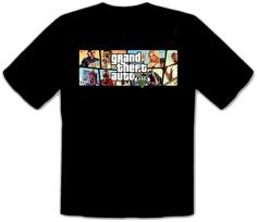 GTA GTA 5 Grand Theft Auto 5 Rockstar SanAndreas Black Music TShirt 128 2XL