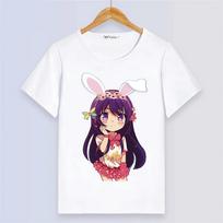 Anime OSHI NO KO Summer Short Sleeve Cartoon Print White Casual Modal Cute Women And Men T-Shirt 4XL