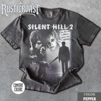 Limited Comfort Colors Silent Hill 2 Survival Game, Horror Video Game Pyramid Head Fan T-Shirt, Gift For Women and Man Unisex T-Shirt M