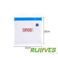 Vacuum Sealer Bags Reusable Food Storage bag Household Vacuum Food Sealer Ziplock Bag With Hand Pump Sealing Clips Food Wrap