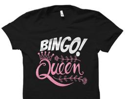 Bingo Queen Shirt. Bingo Queen Gift. Bingo Outfit. Bingo Shirt. Bingo Gift. Bingo Lover Shirt. Bingo Game Shirt. Game Night Shirt #OS2430 M