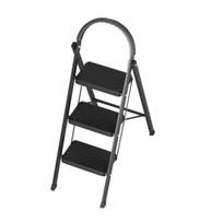 Step Ladder Ladder, 3 Folding Stool, Multi-Purpose Collapsible for Vertical Home or RV Outdoor Work, Heavy Duty 330 lbs Load Foldable Stool 1 Set