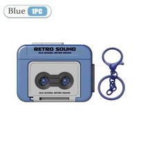 1-10 VNT. Senovinis Retro Magnetofono Raktų Pakabukas Mini Kasetinio Grotuvo Pakabukas Grojantis Tikrą Muziką Mažas Modelis Nešiojamas Raktų Pakabukas