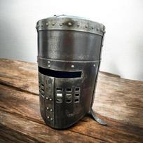 Medieval Knight Black Templar Monty Helmet Steel Iron Armor Battle Ready Cosplay  Custome Size LARP Gift Halloween