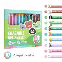 Color Gel Pens Erasable Gel Pens Stainless Steel Tip Writing Gel Pens Retractable Gel Pens  Drawing Cute Pet Series